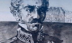 Τοιχογραφία (Graffiti) στην έξω πόλη της Μονεμβασίας στα πλαίσια των δράσεων για την επέτειο των 200 ετών από την έναρξη της Ελληνικής Επανάστασης και την απελευθέρωση του κάστρου της Μονεμβασίας