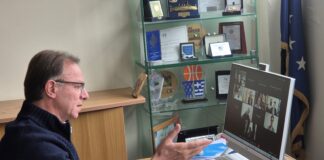 Τηλεδιάσκεψη με τον Υφυπουργό στον Πρωθυπουργό Θανάση Κοντογεώργη για το Σχέδιο Ανάπτυξης της Π.Ε. Λακωνίας