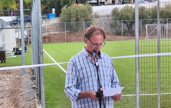 Εγκαίνια γηπέδων Ποδοσφαίρου και Μπάσκετ στη ΔΚ Κυπαρισσίου