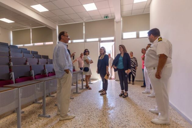 Παράδοση του κτιρίου της Σχολής Αξιωματικών Εμπορικού Ναυτικού Λακωνίας