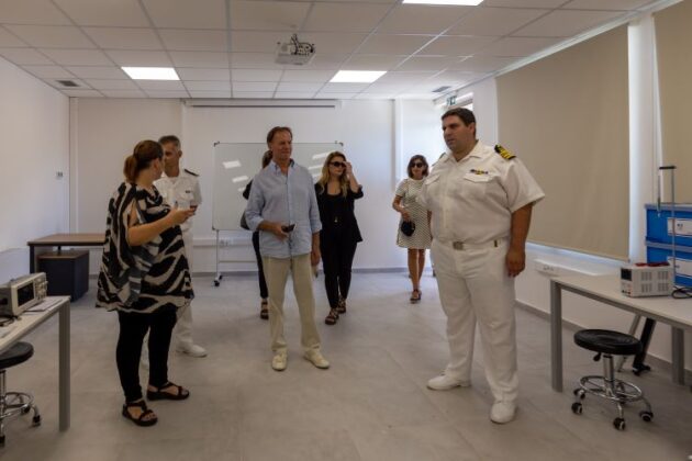 Παράδοση του κτιρίου της Σχολής Αξιωματικών Εμπορικού Ναυτικού Λακωνίας
