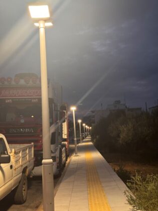Ολοκληρώθηκε η κατασκευή νέων πεζοδρομίων και ο φωτισμός τους στη Νεάπολη, Βιγκλάφια Αγίου Γεωργίου και Πλύτρα